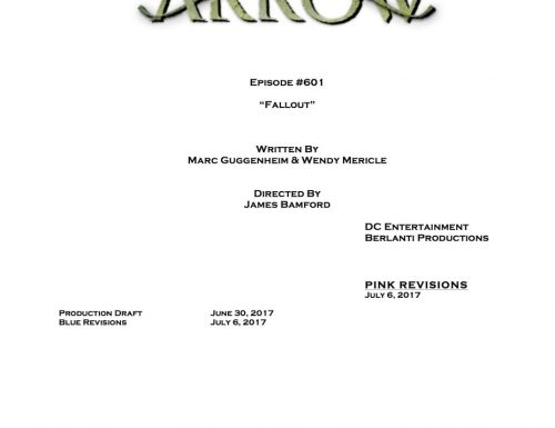 Arrow 6 – Rivelato il titolo dell’episodio 6×01